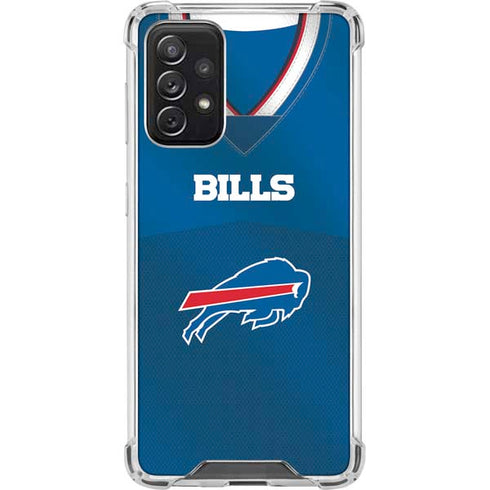 NFL Buffalo Bills Team Jersey Galaxy A72 5G Clear Case